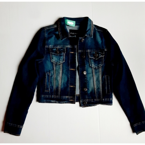 Maurices Traditional Dark Wash Denim Jacket - Picture 13 of 16